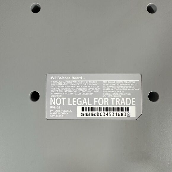 UNTESTED Wii Fit Balance Board ONLY RVL-021 *GREAT CONDITION* *READ CONDITION* - Picture 15 of 16